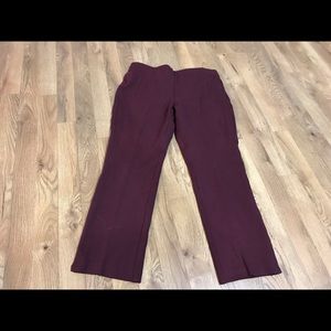 Chico’s 0.5S Maroon dress pants